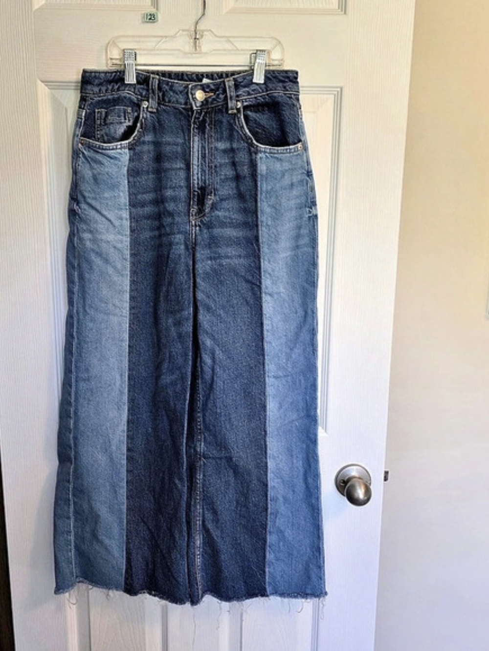 H&M Wide Leg Jeans in Blue US 4